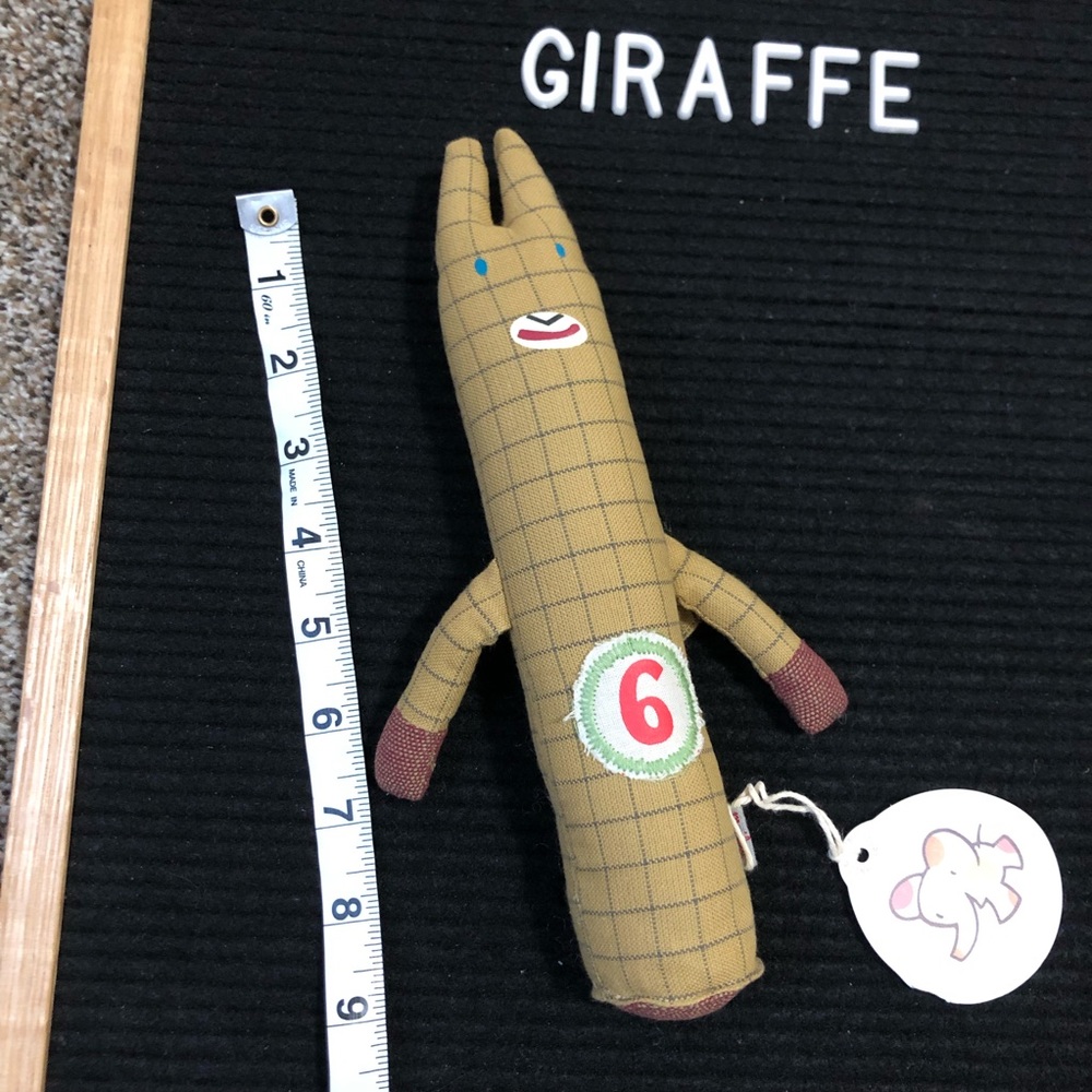 Maileg Giraffe Baby Rattle #6 Retired Series - Picture 4 of 4